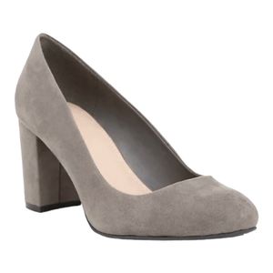 Torrid Faux Suede Mid Block Heel